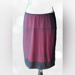 DKNY Two-Tone, Two-Layer Skirt (M) Like New